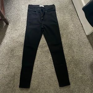 Madewell black skinny jeans